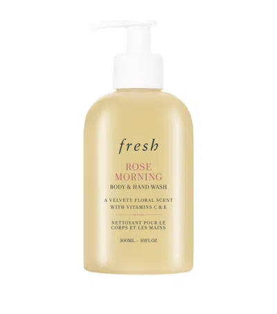 Fresh Rose Morning Body & Hand Wash In White