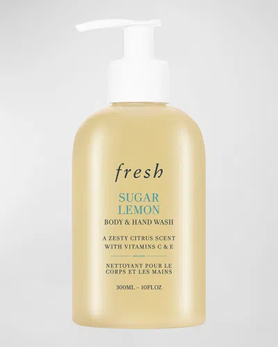 Fresh Sugar Lemon Body And Hand Wash, 10 Oz. In White