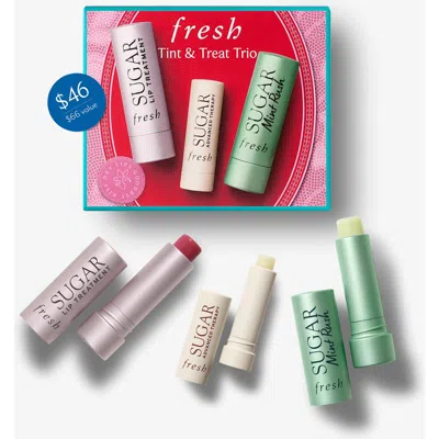 Fresh ® Tint & Treat Lip Balm Set $46 Value In Transparent