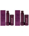 Fresh Women's 0.15oz Sugar Lip Treatment Berry Pack Of 2 In Purple