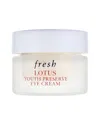Fresh Ladies Lotus Youth Preserve Eye Cream 0.5 oz Skin Care 809280164255 In Transparent