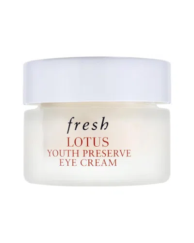 Fresh Women's 0.5oz Lotus Youth Preserve Eye Cream In Transparent