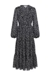 Fresha London Women's Ivy Dress Polka Dot In Black