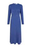 Fresha London Women's Pink / Purple Tallulah Dress Purple Checkerboard In Pink/purple