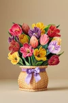 Freshcut Paper Paper Bouquet In Brown