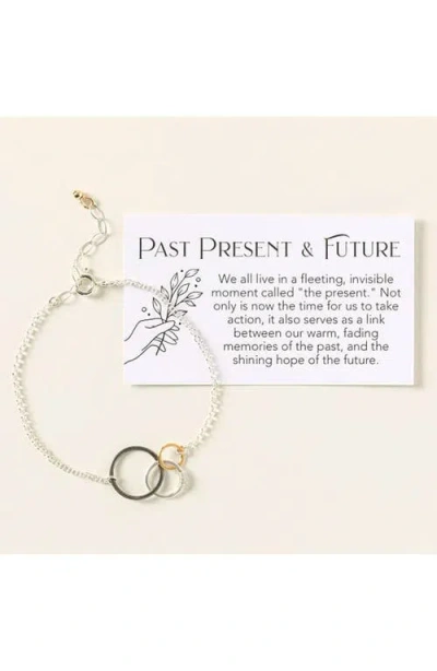 Freshie & Zero Freshie And Zero Past Present Future Bracelet In Multi