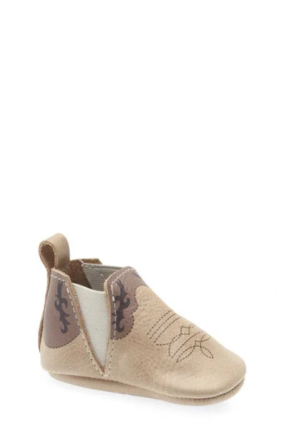 Freshly Picked Kids' Cowboy Chelsea Leather Boot In Brown