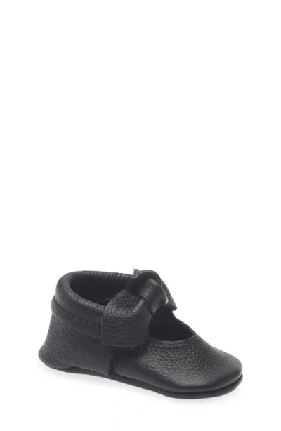 Freshly Picked Kids' Knotted Bow Leather Mary Jane In Black
