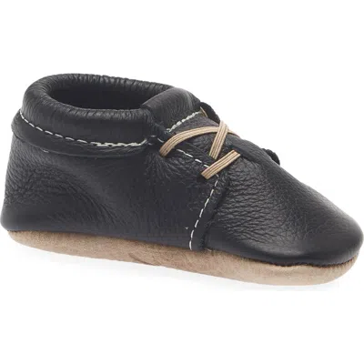 Freshly Picked Kids' Leather Oxford Shoe In Black