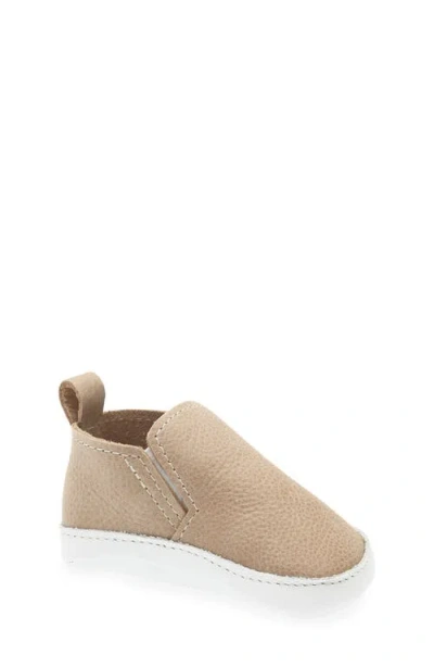 Freshly Picked Kids' Leather Slip On Shoe In Weathered Brown
