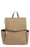 Freshly Picked Babies'  Mini Classic Diaper Backpack In Brown