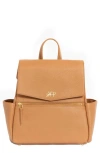 Freshly Picked Babies'  Mini Classic Diaper Backpack In Brown