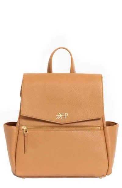 Freshly Picked Babies'  Mini Classic Diaper Backpack In Brown