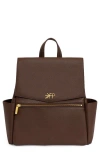 Freshly Picked Babies'  Mini Classic Diaper Backpack In Brown