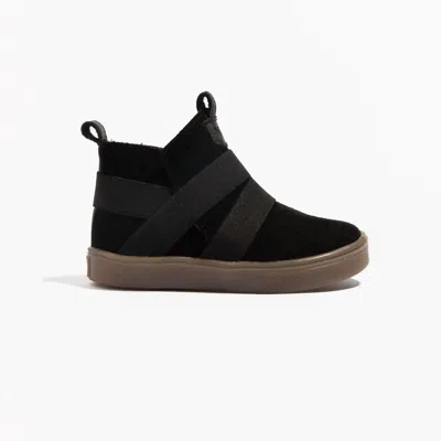 Freshly Picked Kids' Oakland Slip-on Shoes In Ebony In Black