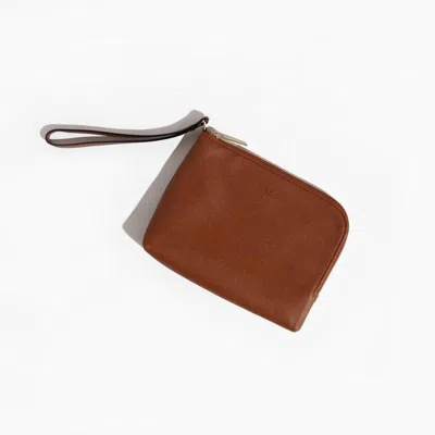 Freshly Picked Walnut Milano Wristlet In Brown