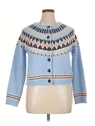 Pre-owned Freshman 1996 Cardigan Sweater In Blue