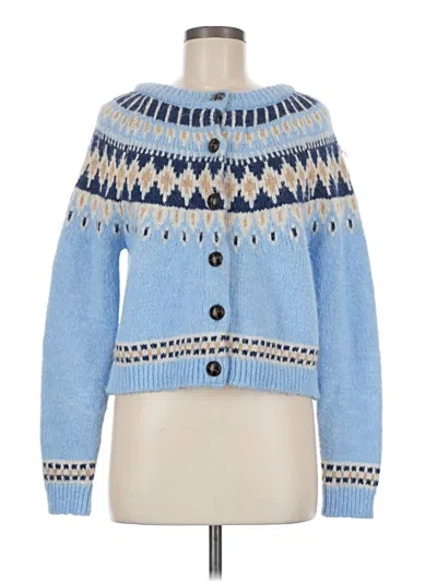 Pre-owned Freshman 1996 Cardigan Sweater In Blue