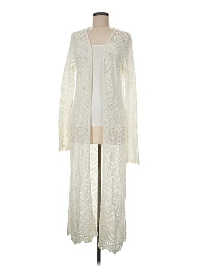 Pre-owned Freshman 1996 Cardigan Sweater In Ivory