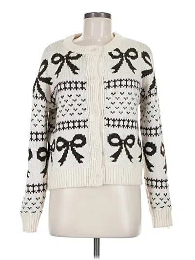 Pre-owned Freshman 1996 Cardigan Sweater In Ivory