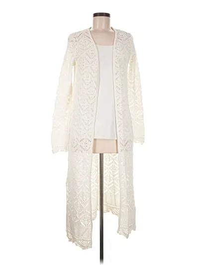 Pre-owned Freshman 1996 Cardigan Sweater In Ivory