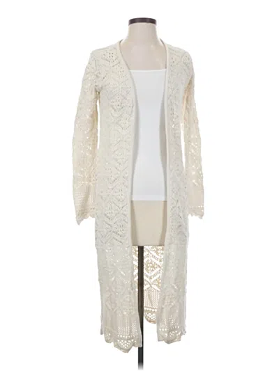Pre-owned Freshman 1996 Cardigan Sweater In Ivory