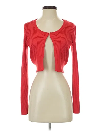 Pre-owned Freshman 1996 Cardigan Sweater In Red