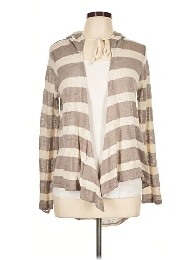 Pre-owned Freshman 1996 Cardigan Sweater In Tan