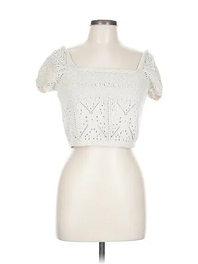 Pre-owned Freshman 1996 Cardigan Sweater In White