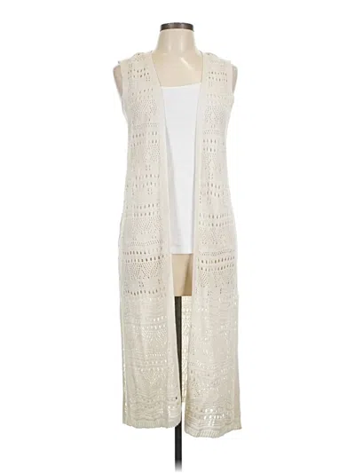 Pre-owned Freshman 1996 Cardigan Sweater In White