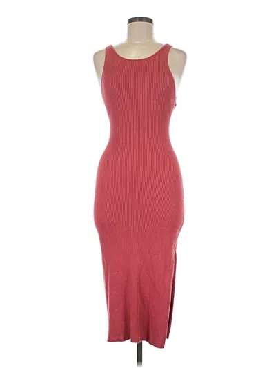 Pre-owned Freshman 1996 Casual Dress In Burgundy