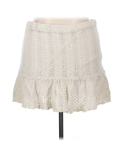 Pre-owned Freshman 1996 Casual Skirt In Ivory