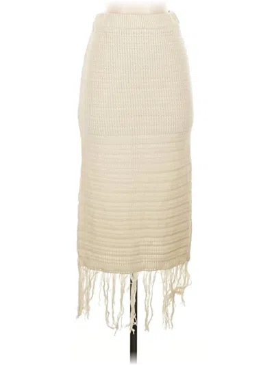 Pre-owned Freshman 1996 Casual Skirt In Ivory