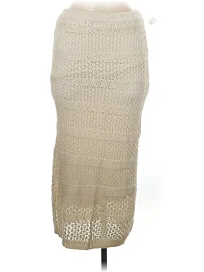 Pre-owned Freshman 1996 Casual Skirt In Ivory
