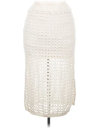 Pre-owned Freshman 1996 Casual Skirt In Ivory