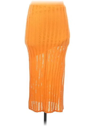 Pre-owned Freshman 1996 Casual Skirt In Orange