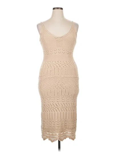 Pre-owned Freshman 1996 Cocktail Dress In Tan