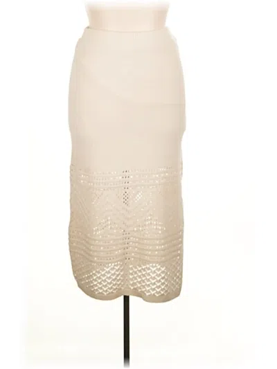 Pre-owned Freshman 1996 Formal Skirt In Ivory