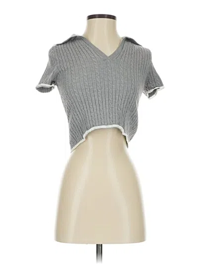 Pre-owned Freshman 1996 Short Sleeve Turtleneck In Gray