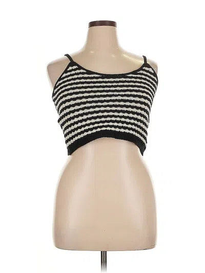 Pre-owned Freshman 1996 Sleeveless Top Black Strapless Neckline Tops