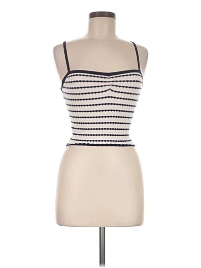 Pre-owned Freshman 1996 Tank Top Ivory Strapless Neckline Tops