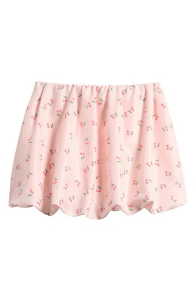Freshman Kids' Cherry Print Skirt In Pink