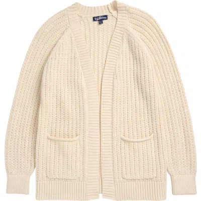 Freshman Kids' Open Front Cardigan In Sandcastle