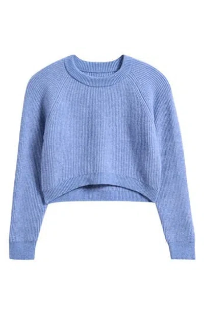 Freshman Kids' Raglan Sleeve Sweater In Blue