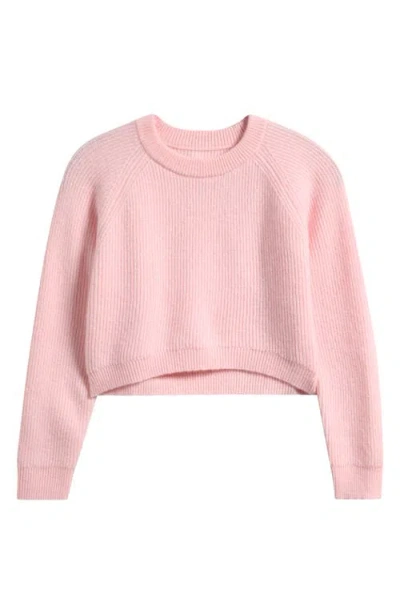 Freshman Kids' Raglan Sleeve Sweater In Pink