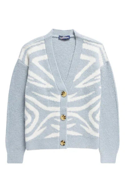 Freshman Kids' Swirl Cardigan In Blue