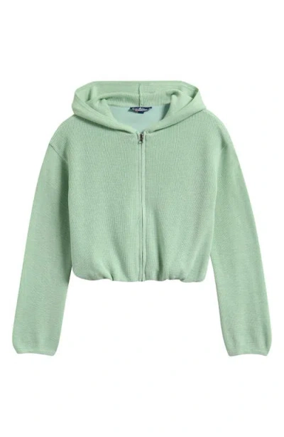 Freshman Kids' Zip Hoodie In Green