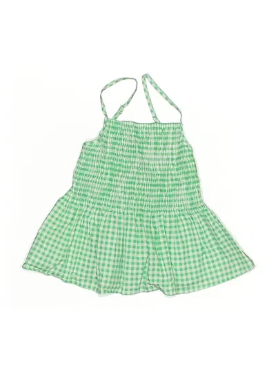 Pre-owned Freshman Kids'  Sleeveless Top Green Halter Neckline Tops