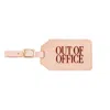 Freshwater Curated Goods Out Of Office Luggage Tag In Peach