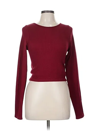 Pre-owned Freshwater Long Sleeve T-shirt In Red